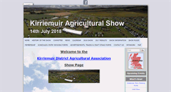 Desktop Screenshot of kirriemuir-show.co.uk