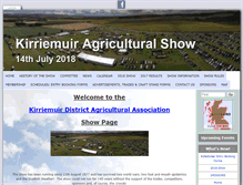 Tablet Screenshot of kirriemuir-show.co.uk